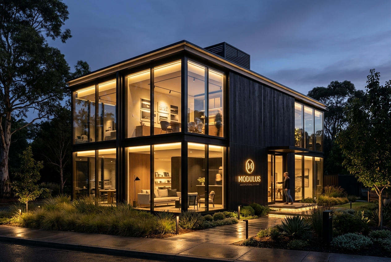 NUVUN modular showroom