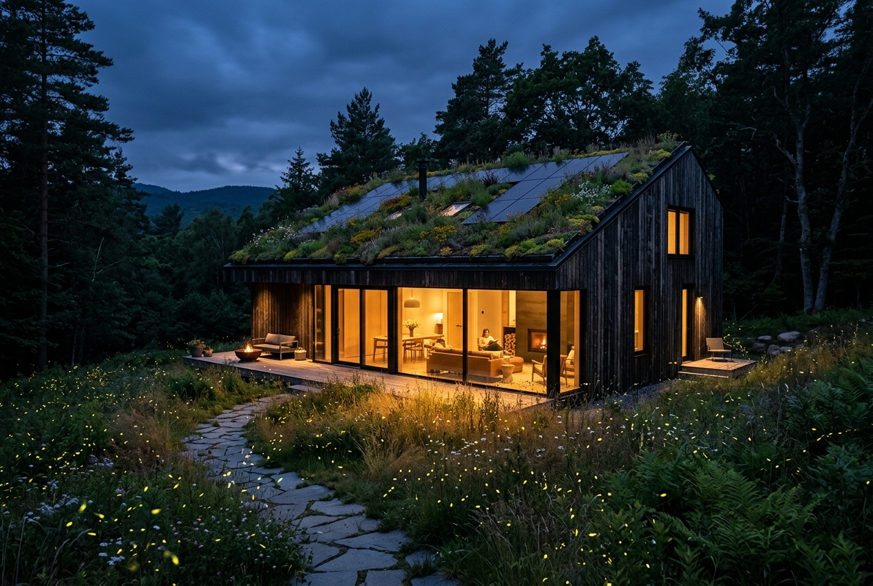 Sustainable NUVUN home with green roof